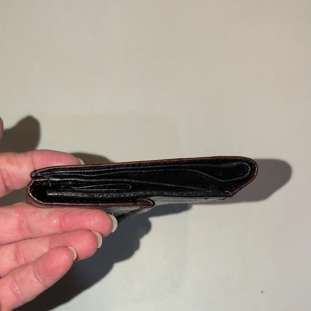 Brighton Black And Brown Leather Wallet